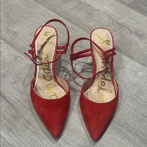 Sam Edelman Scarlet Red Heels